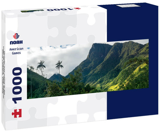 Noah Jigsaw Puzzle Quindio wax palms in the Valle de Cocora, near Salente, Zona Cafetera, Colombia, panorama Panorama 1000 Pieces