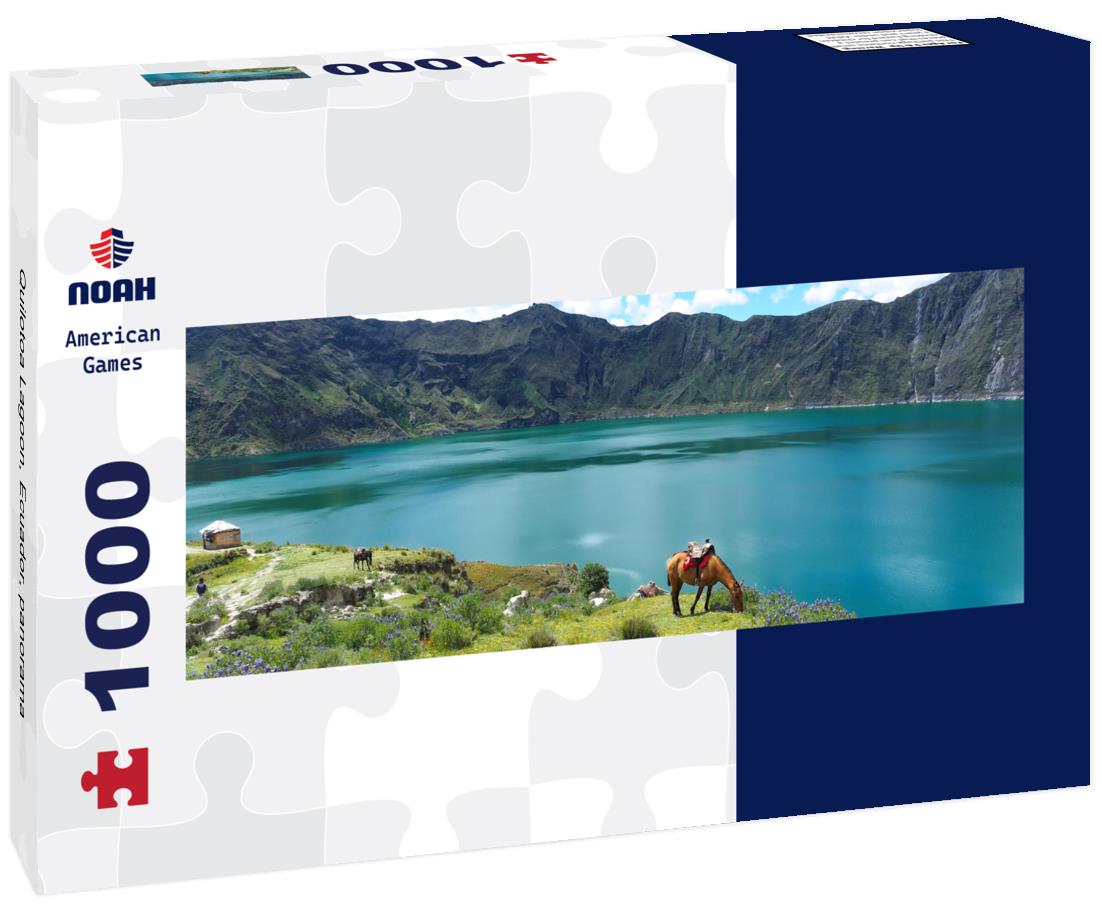 Noah Jigsaw Puzzle Quilotoa Lagoon, Ecuador, panorama Panorama 1000 Pieces