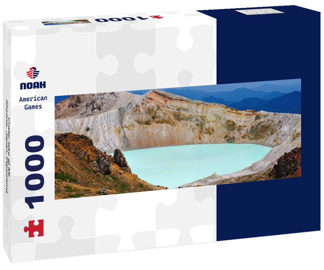 Noah Jigsaw Puzzle Crater lake at Mt. Shirane, Japan, Panorama 1000 Pieces