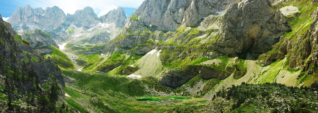 Noah Jigsaw Puzzle Impressive view of mountain lakes in the Albanian Alps, Panorama 1000 Pieces