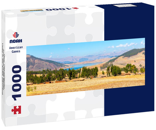 Noah Jigsaw Puzzle Peru, Ollantaytambo-Inca ruins of the Sacred Valley in the Andes, Panorama 1000 Pieces