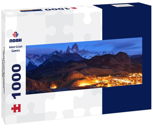 Noah Jigsaw Puzzle View of El Chalten mountain, Santa Cruz, Argentina, Panorama 1000 Pieces