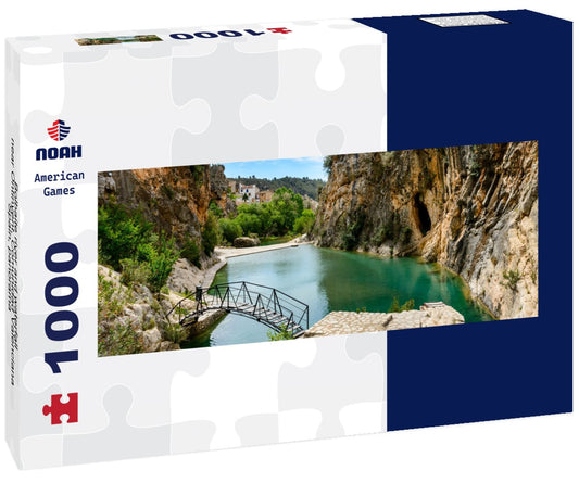 Noah Jigsaw Puzzle Bolbaite river and waterfall, near Ontinyent, Comunidad Valenciana, Spain, Panorama 1000 Pieces