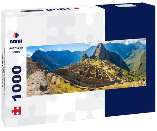 Noah Jigsaw Puzzle Panorama of the mysterious city - Machu Picchu, Peru, South America, Panorama 1000 Pieces