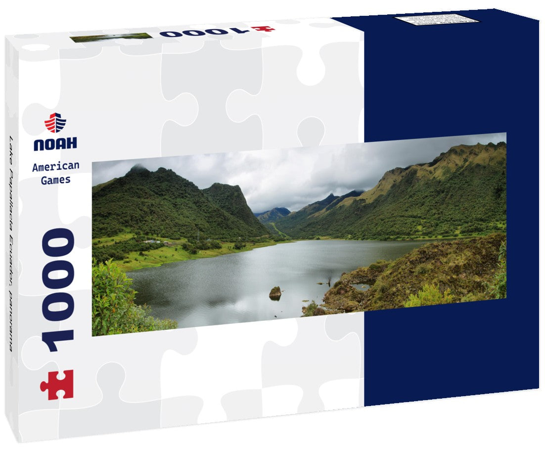 Noah Jigsaw Puzzle Lake Papallacta Ecuador, Panorama 1000 Pieces
