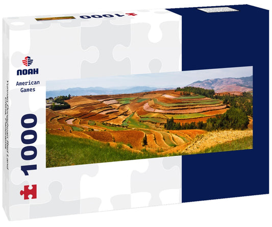 Noah Jigsaw Puzzle Yunnan Dongchuan Red Land, China, Panorama 1000 Pieces