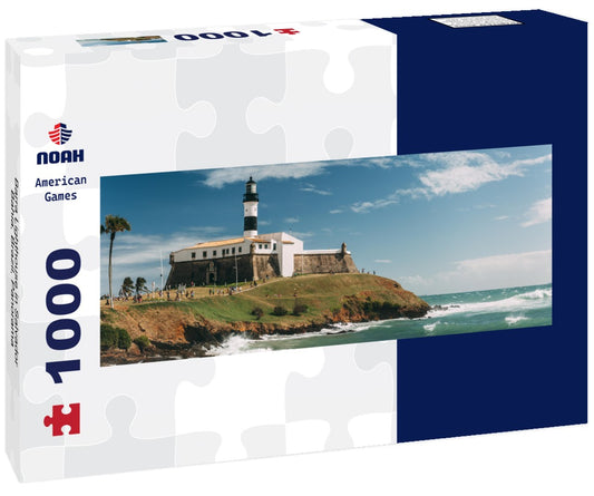 Noah Jigsaw Puzzle Barra Lighthouse in Salvador, Bahia, Brazil, Panorama 1000 Pieces