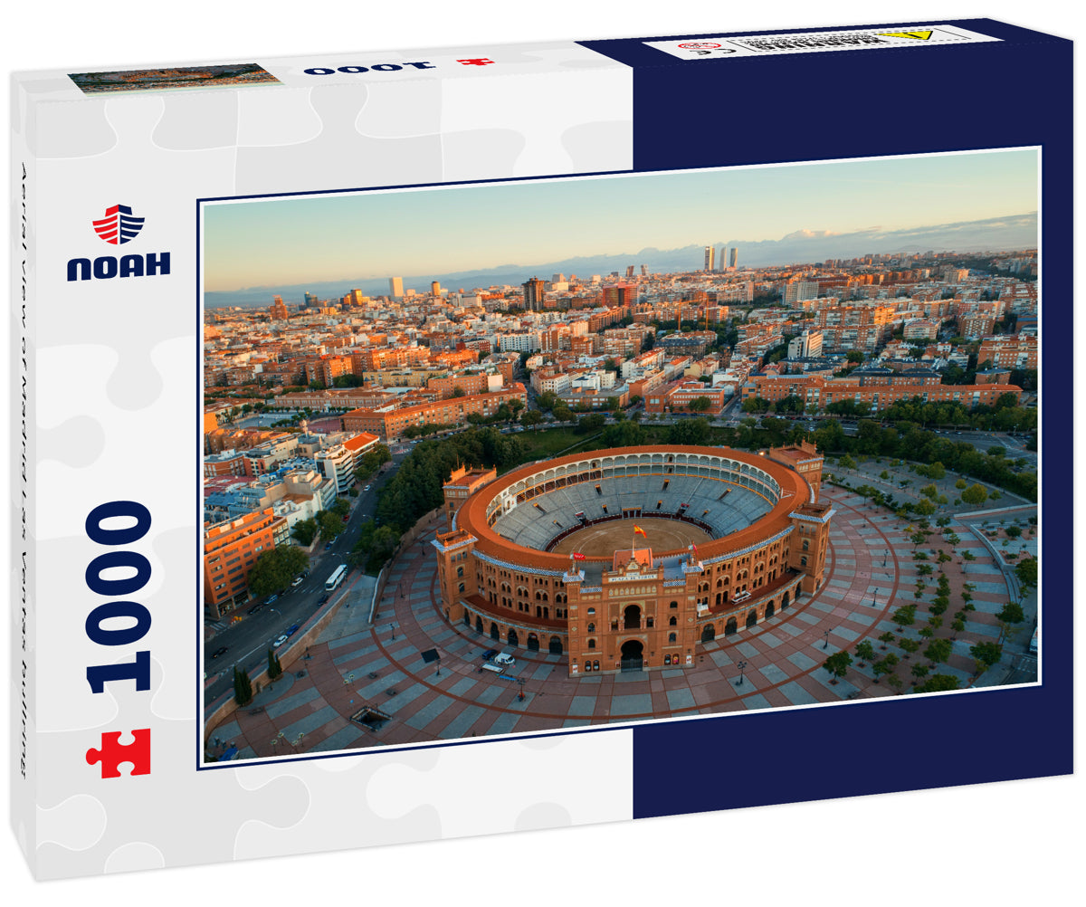 Aerial view of Madrid Las Ventas bullring