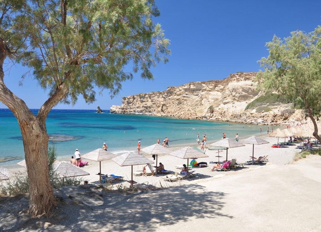 Triopetra beach on the island of Crete