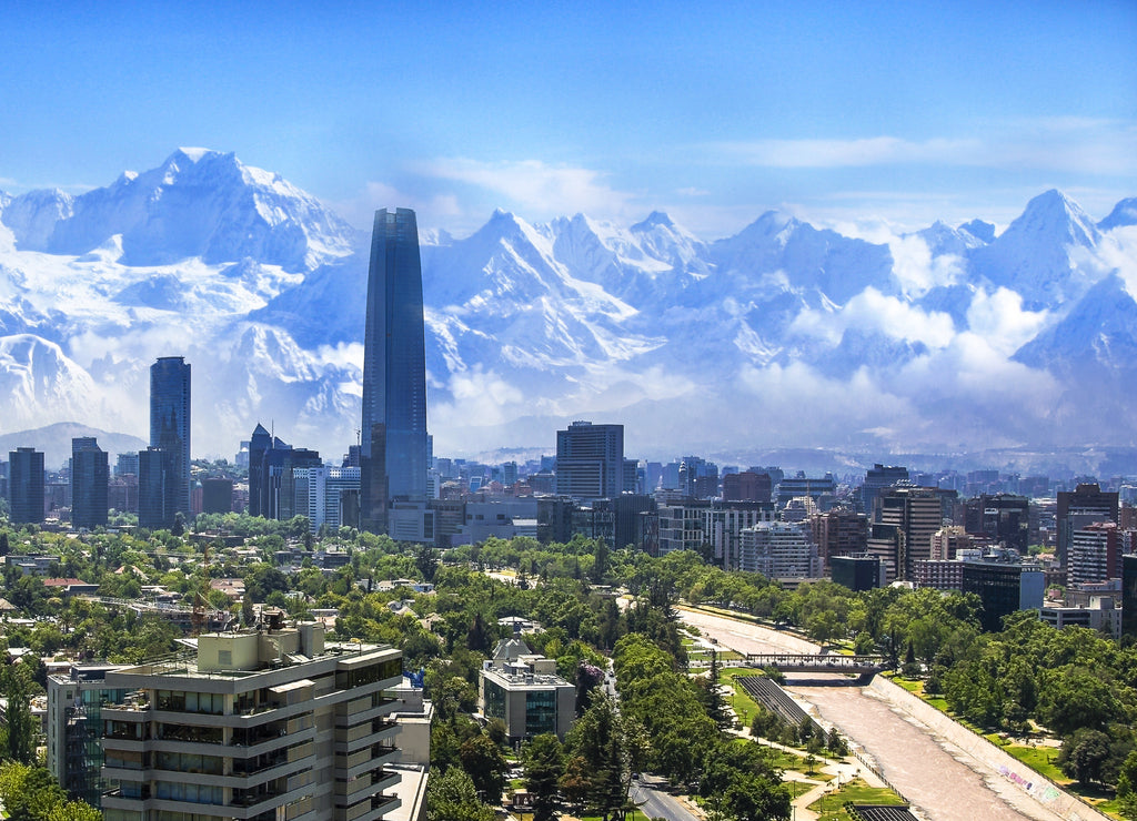 Cityscape of Santiago Chile