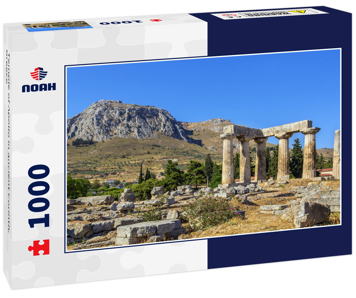 Temple of Apollo in ancient Corinth, Greece