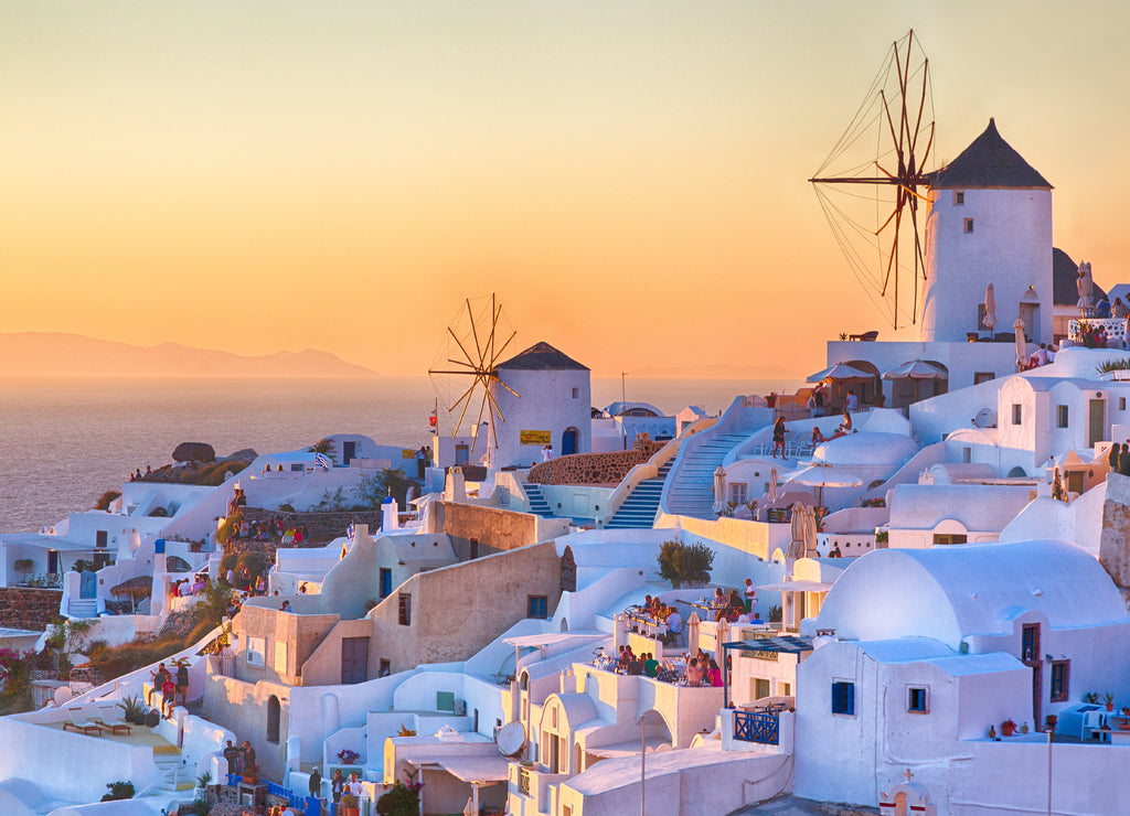 Oia sunset, Santorini island, Greece
