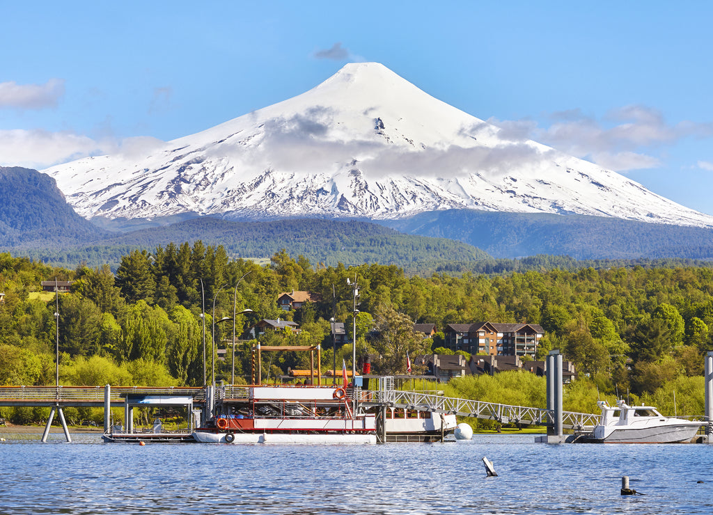 Picture of Villarrica volcano, Chile