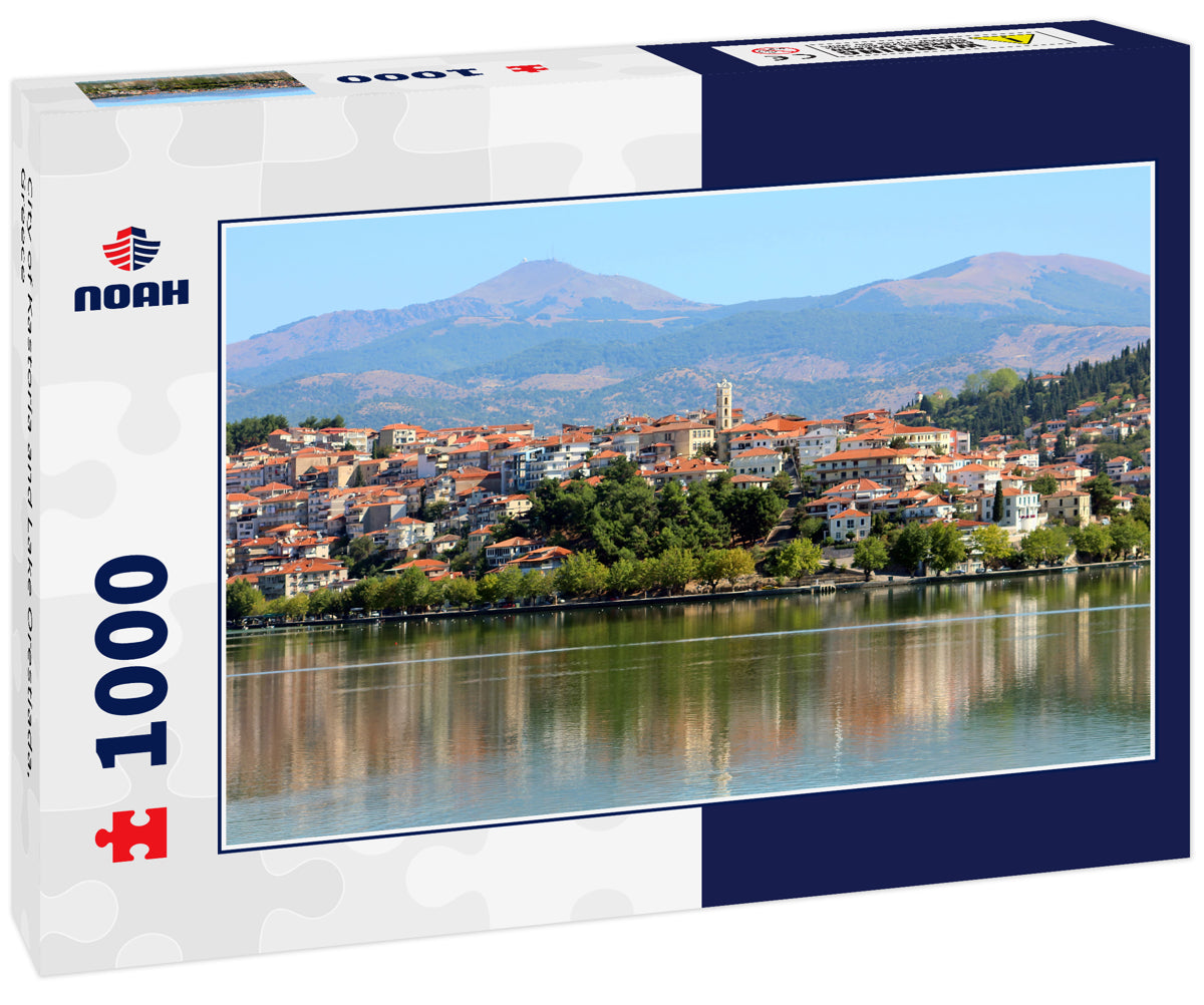 City of Kastoria and Lake Orestiada, Greece