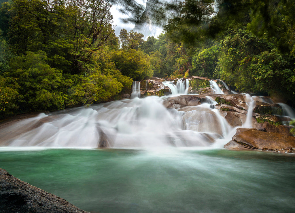 Toboganes waterfall in Cochamó, Chile