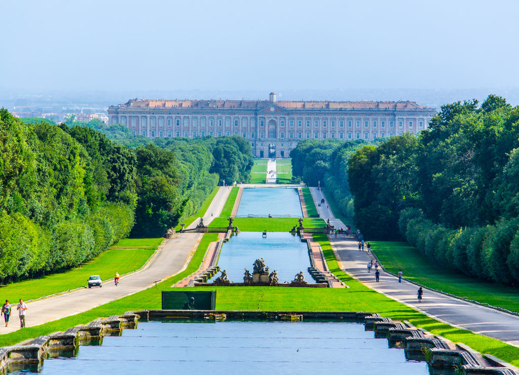 Palazzo Reale in Caserta. It was the largest palace built in the 18th century in Europe