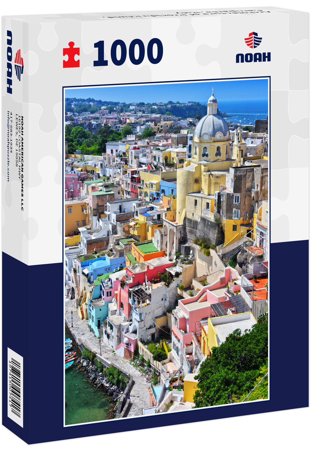 Architecture of Procida island, Campania, Italy