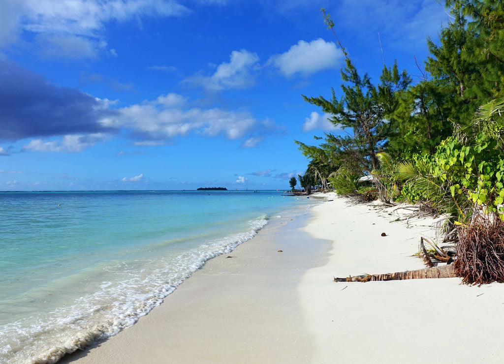Micro beach in Saipan of Northern Mariana Islands