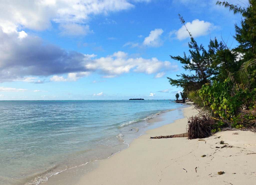Micro beach in Saipan of Northern Mariana Islands