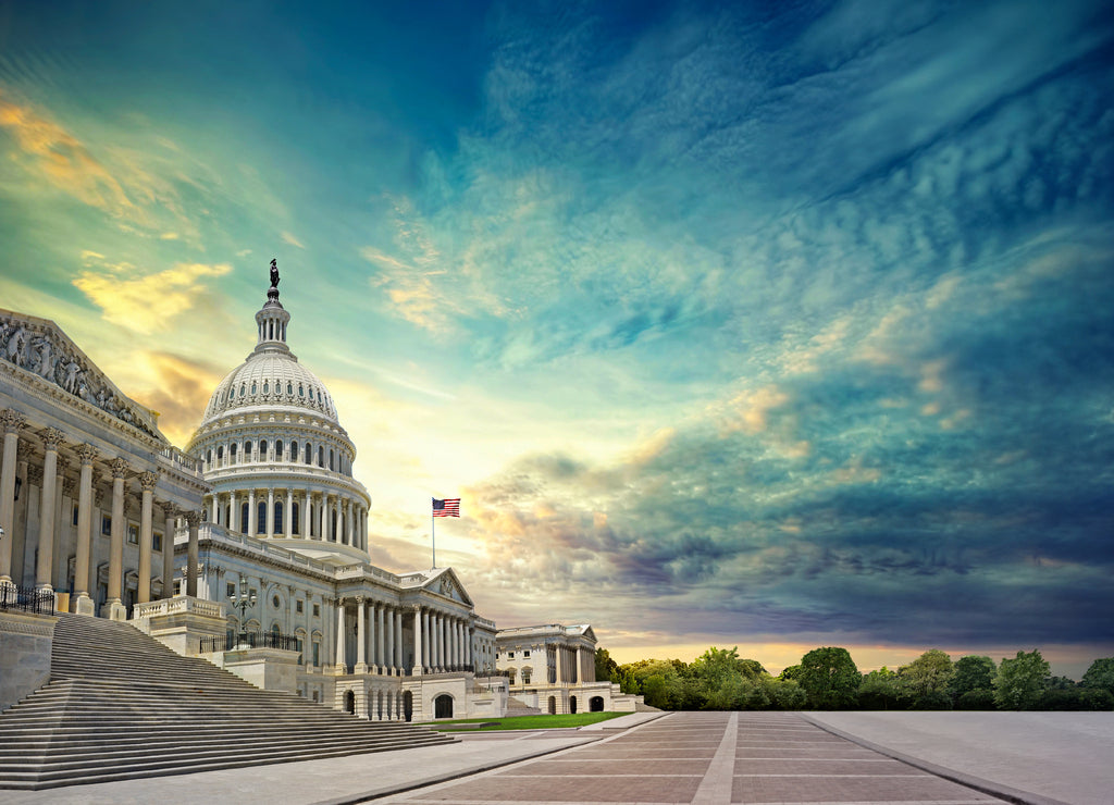 US capitol map washington dc