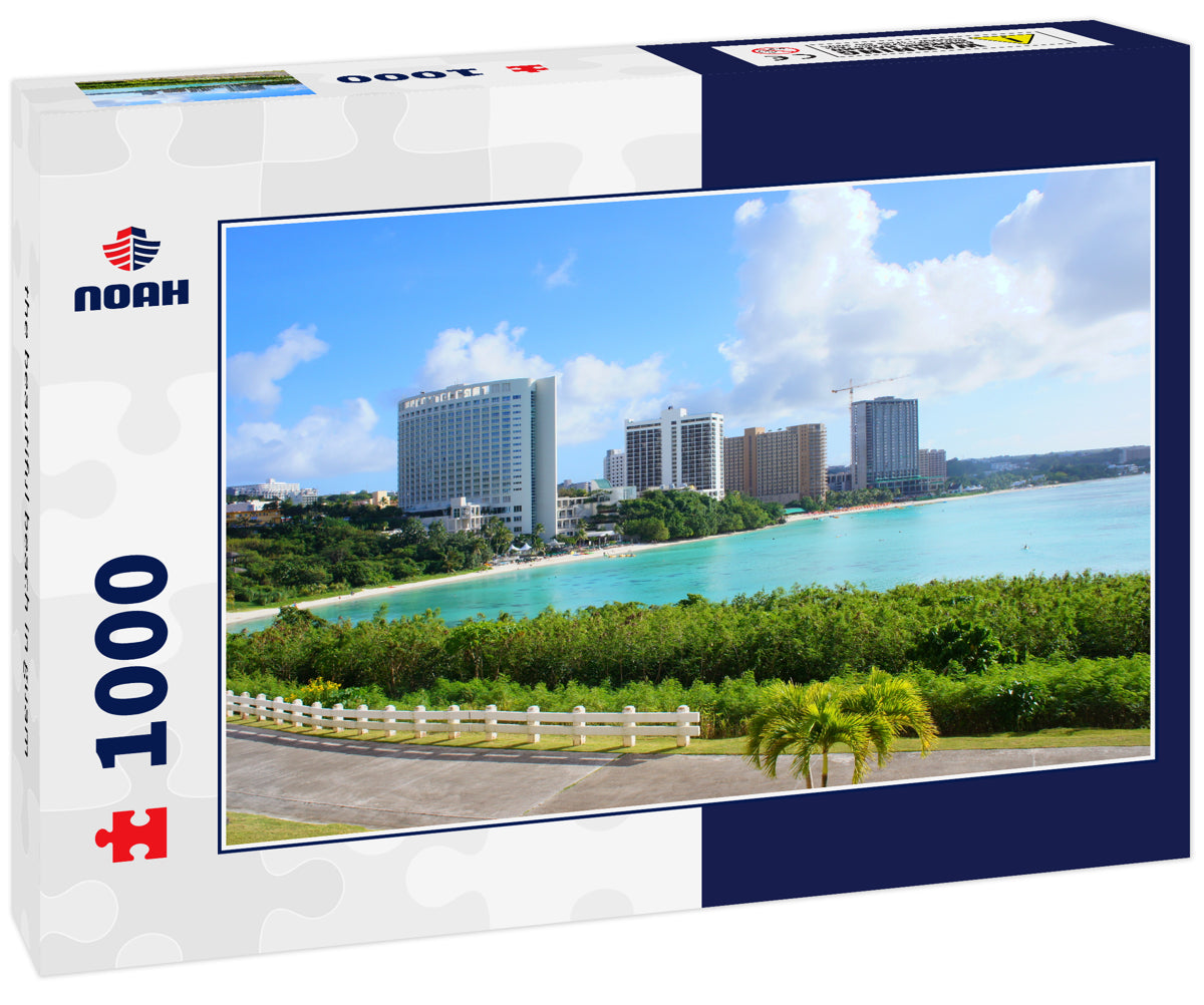 the beautiful beach in guam