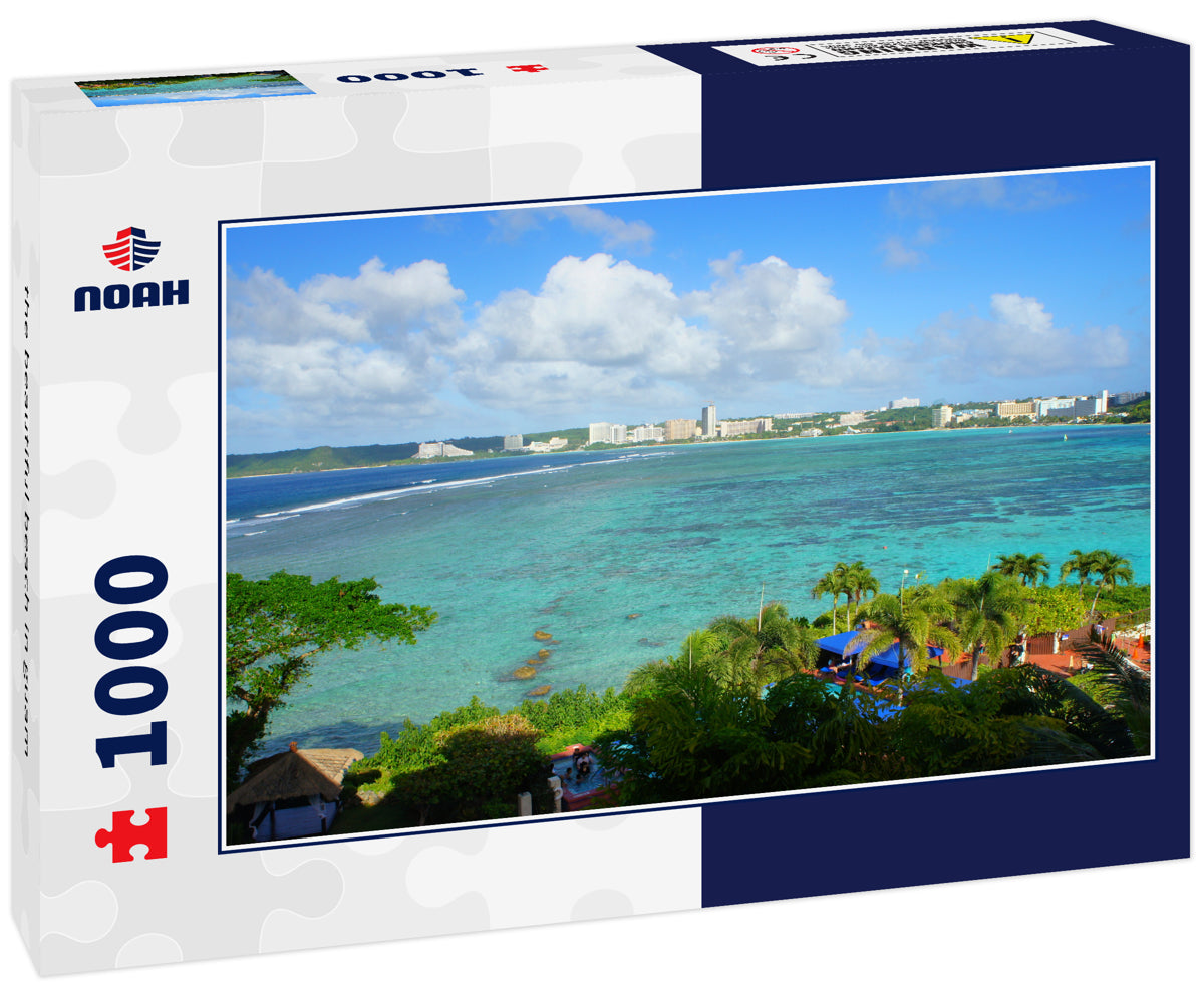 the beautiful beach in guam