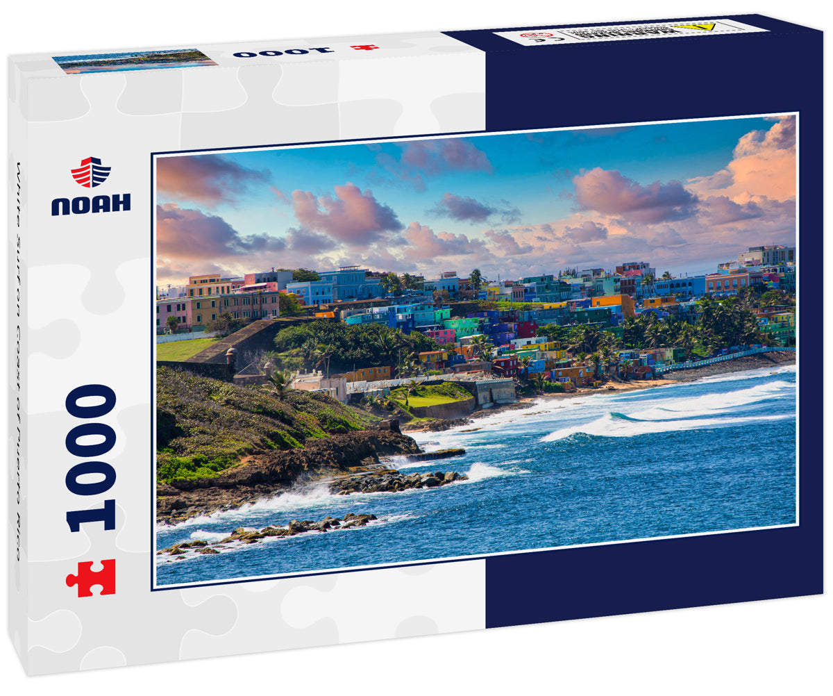 White Surf on Coast of Puerto Rico