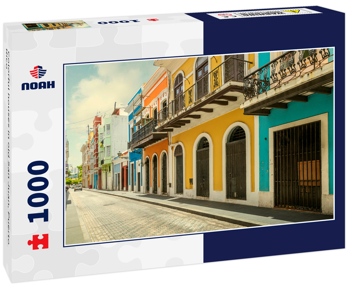 Colorful houses in old San Juan, Puerto Rico