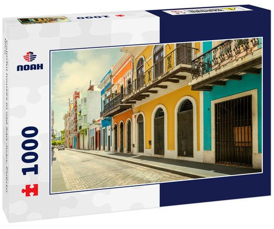 Colorful houses in old San Juan, Puerto Rico