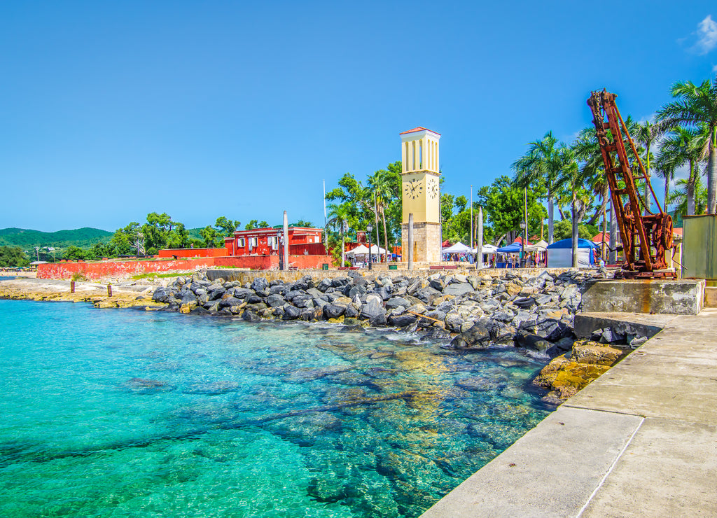 Frederiksted, port of St Croix, US Virgin Islands, Caribbean