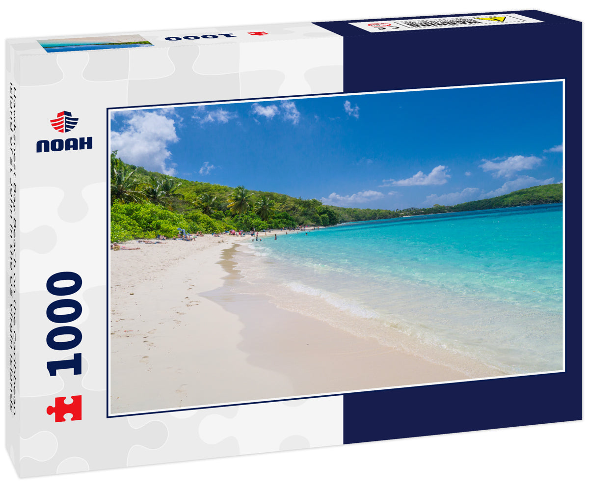 Hawksnest Bay Beach on the Caribbean Island of St John in the US Virgin Islands