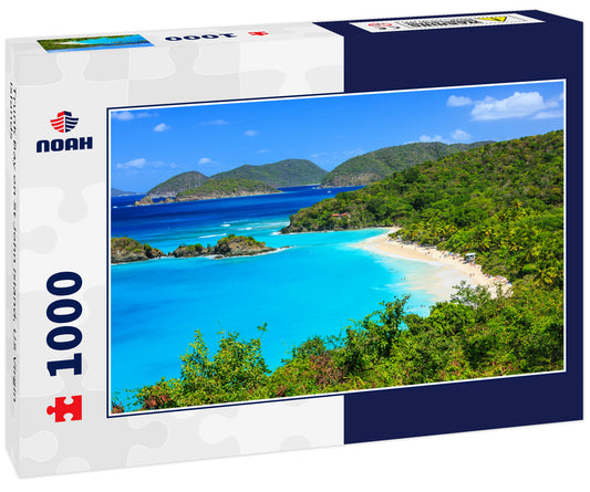 Trunk Bay on St John island, US Virgin Islands