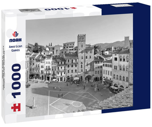 Noah Jigsaw Puzzle Xingping, Guilin, China karst mountains landscape in black white 1000 pieces