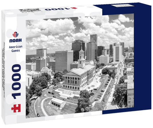 Noah Jigsaw Puzzle Seascape, landscape and skyline of the Great Ocean Road, Australia in black white 1000 pieces