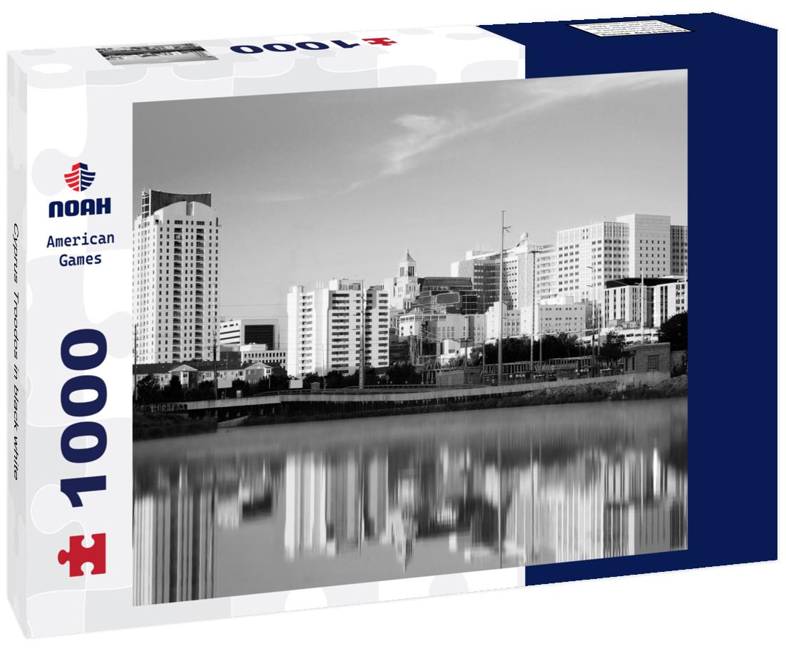 Noah Jigsaw Puzzle Cyprus Troodos in black white 1000 pieces