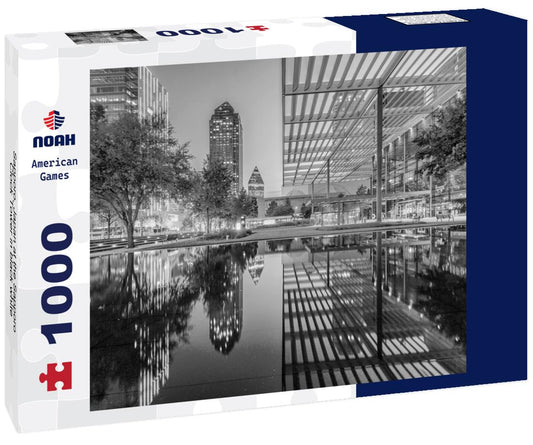 Noah Jigsaw Puzzle Sapporo, Japan at the Sapporo Clock Tower in black white 1000 pieces