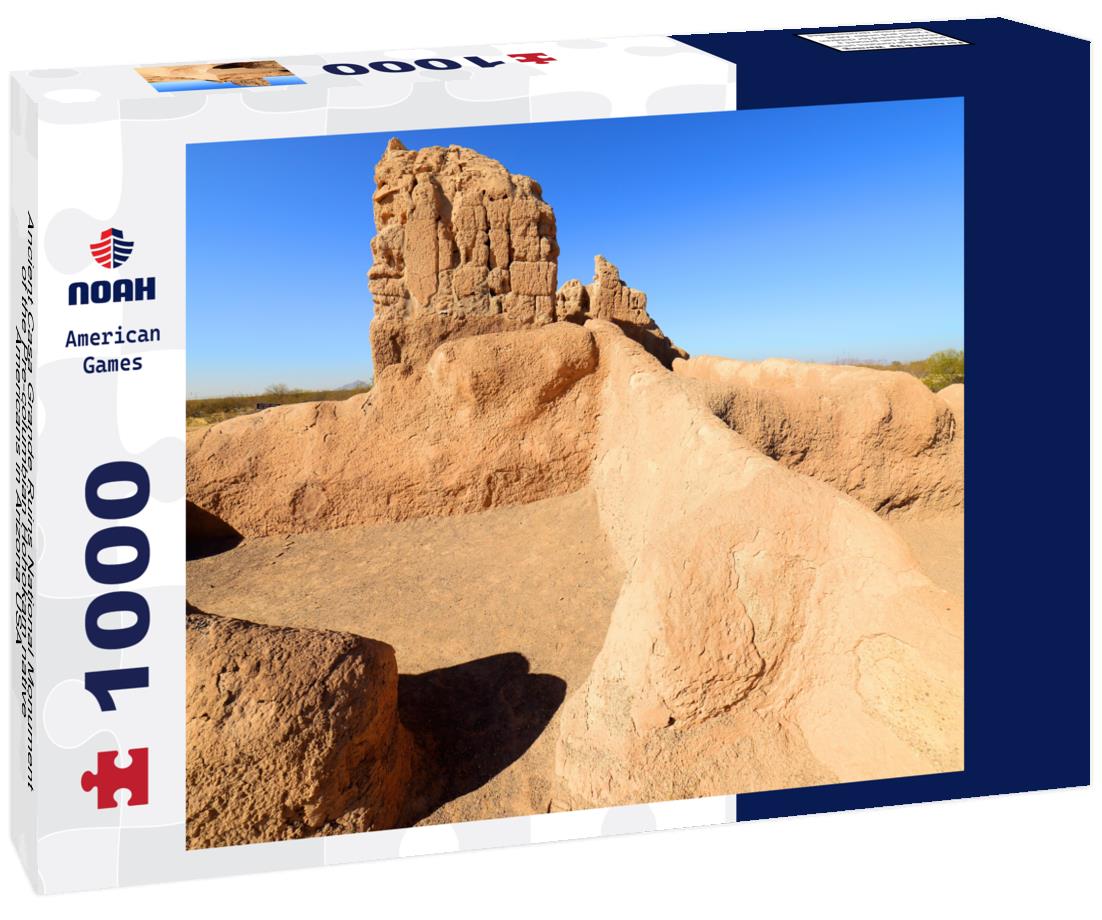 Noah Jigsaw Puzzle Ancient Casa Grande Ruins National Monument of the Pre-columbian Hohokam native Americans in Arizona USA 1000 pieces