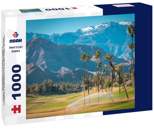 Noah Jigsaw Puzzle Scenic Palm Desert Landscape California. Winter Season in the Coachella Valley. United States of California 1000 pieces