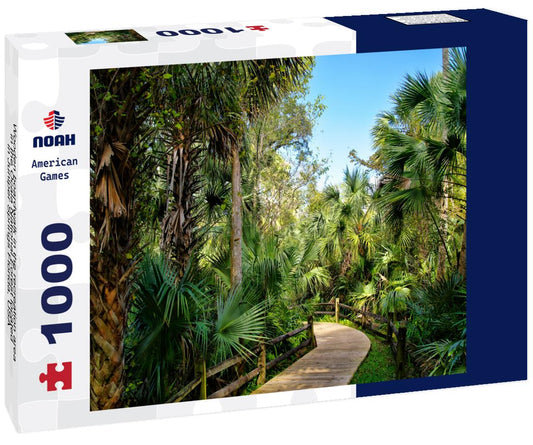 Noah Jigsaw Puzzle Wooden boardwalk in the recreation area in the Ocala National Forest located in Juniper Springs Florida, USA 1000 pieces