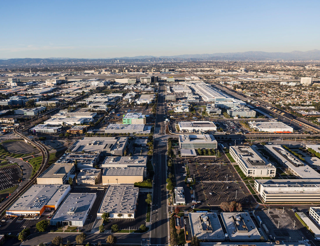 Noah Jigsaw Puzzle Aerial of industrial buildings along South Douglas Street in El Segundo near LAX and Los Angeles, California 1000 pieces