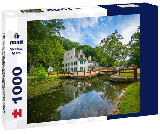 Noah Jigsaw Puzzle The C O Canal, and Great Falls Tavern Visitor Center, at Chesapeake Ohio Canal National Historical Park, Maryland 1000 pieces