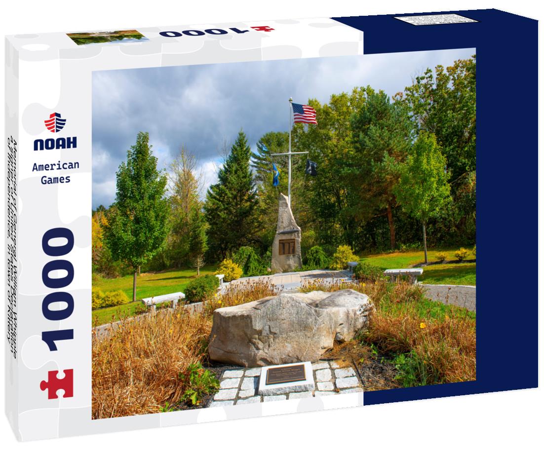 Noah Jigsaw Puzzle Memorial of General William Whipple, a signer of United States Declaration of Independence, in town of Kittery, Maine ME 1000 pieces