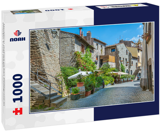 Medieval district of San Pellegrino in Viterbo, Lazio (Italy).