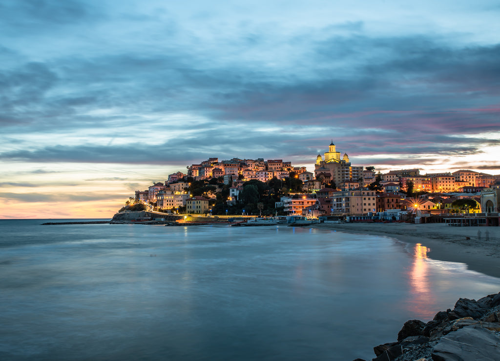Porto Maurizio, Imperia, sunset