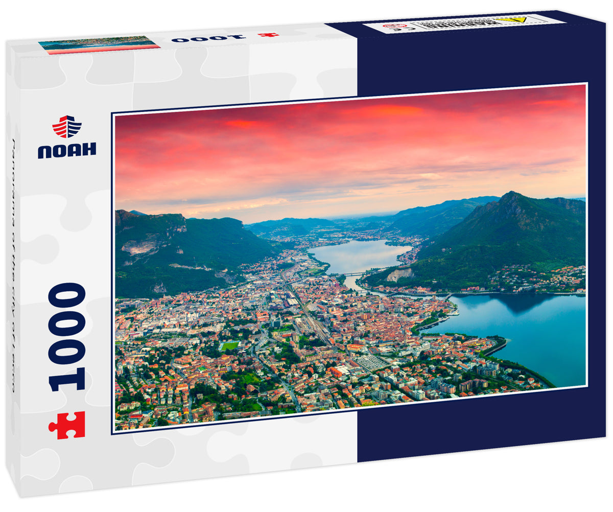 Panorama of the city of Lecco