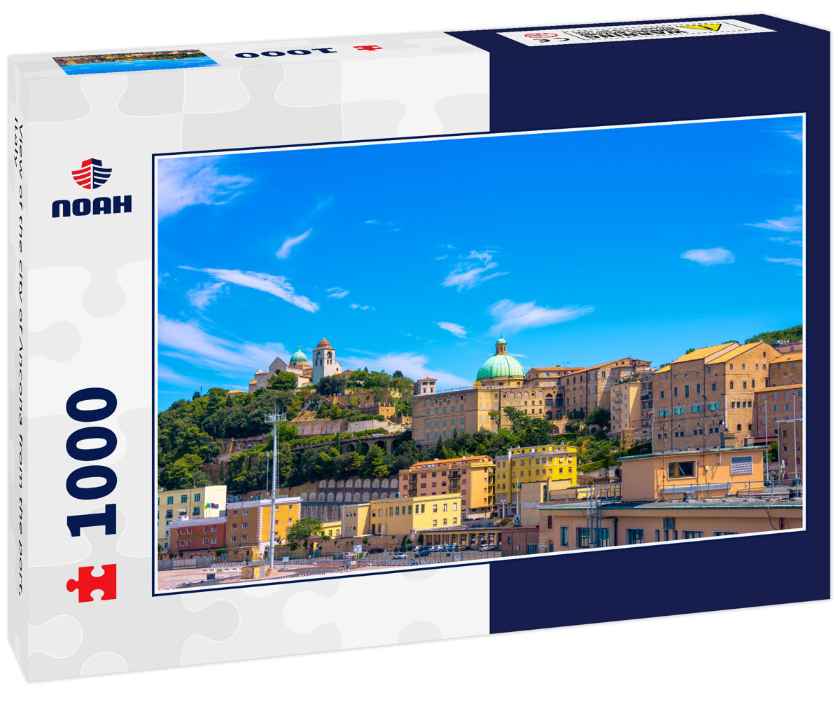 View of the city of Ancona from the port, Italy