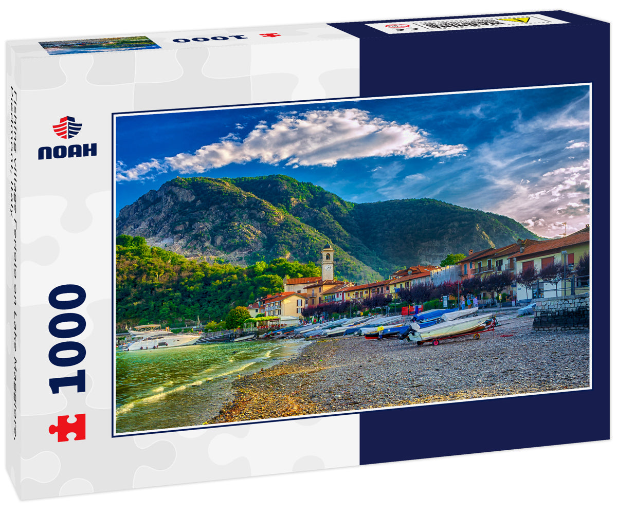 Fishing village Feriolo on Lake Maggiore, Piedmont, Italy