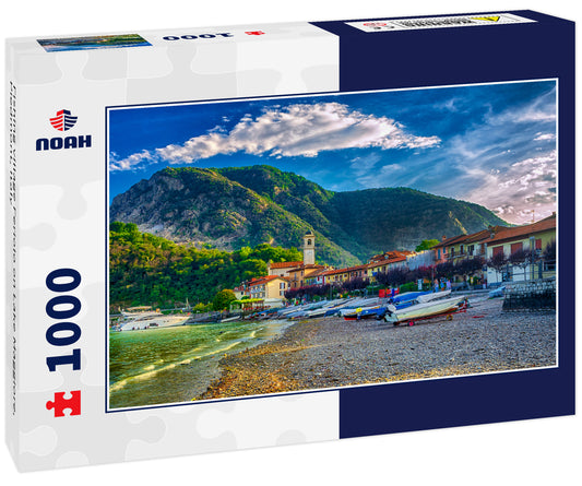 Fishing village Feriolo on Lake Maggiore, Piedmont, Italy