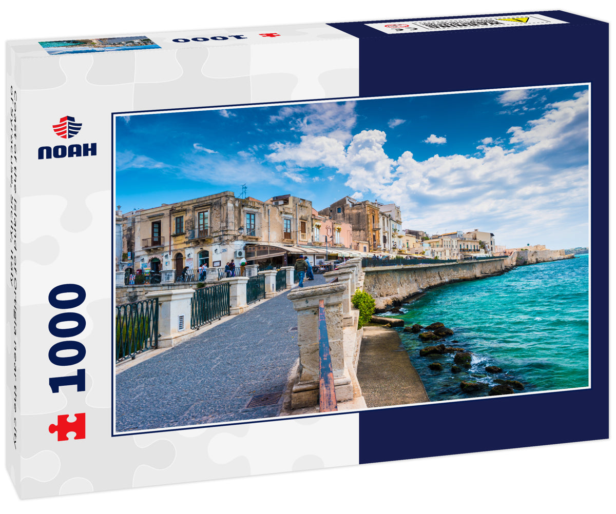 Coast of the island of Ortigia near the city of Syracuse, Sicily, Italy