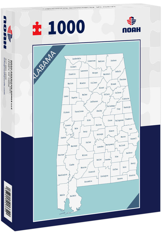 Map of Alabama counties